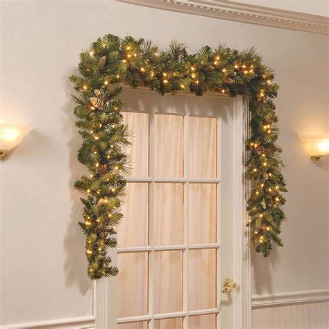 artificial garland outdoor|extra long outdoor prelit garland.